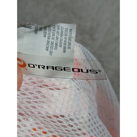 Orageous Mens M Swim Trunks Orange Board Shorts Water Sports Lake Pool Cargo Poc - Picture 7 of 7